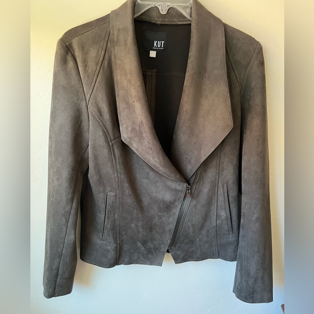 Kut From The Kloth Faux Suede Motojacket